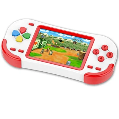 Afbeelding van ZHISHAN 16 Bit HD Handheld Game Console,3.0&quot; Screen Built in 220 Classic Retro Video Games Portable for Children Birthday Gift (Red)