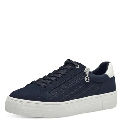 Afbeelding van Tamaris lage toptrainers 1 23313 41 805 damesschoenen vegan M2331341 marine