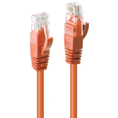 Afbeelding van LINDY 48109 RJ45 Netwerkkabel, patchkabel CAT 6 U/UTP 3.00 m Oranje 1 stuk(s)