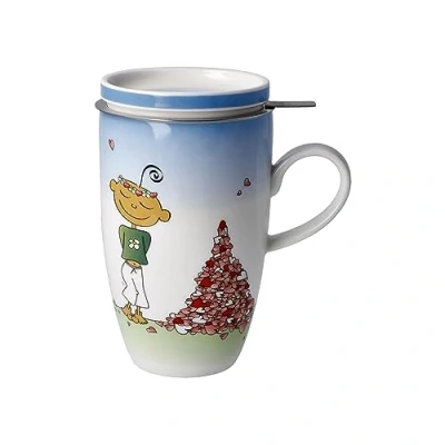 Afbeelding van Goebel Der kleine Yogi Thee Mok Für Dich gesammelt Beker porselein 450ml