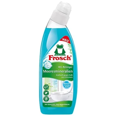 Afbeelding van Frosch Vloeibare wc reiniger van zeemineralen, verwijdert kalk en urine, krachtige reiniging met frisse geur, 1 x 750 ml