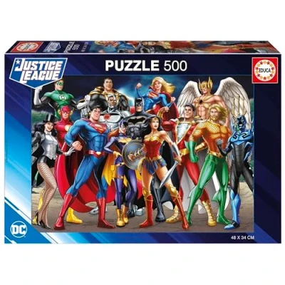 Afbeelding van Puzzel DC Comics Justice League 500 Onderdelen