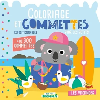 Afbeelding van LES VACANCES COLORIAGE ET GOMMETTES POUR PETITS
