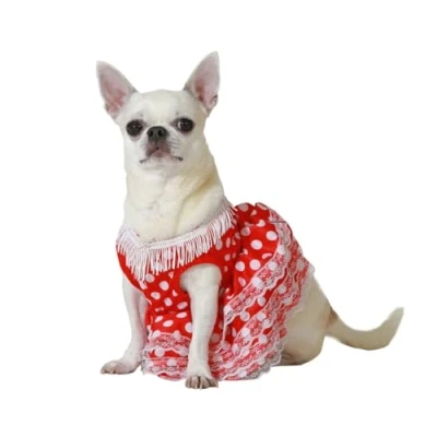 Afbeelding van Kostuum voor honden Maat L Flamenco danser