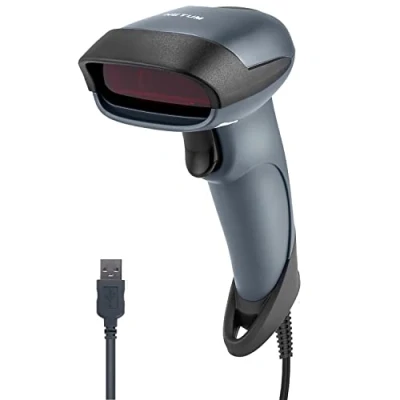 Afbeelding van NETUM Handscanner bekabelde laserbarcodescanner 32 bit decoder 1D met USB kabel NT M1