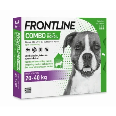 Afbeelding van Frontline combo hond l 20 40 kg 3 pip.