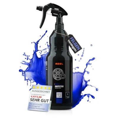 Afbeelding van ADBL Rimtector (1 l) snelle afdichting voor duurzame bescherming creëert een hydrofobe barrière vergemakkelijkt de reiniging en glans eenvoudig te bedienen natte velgen