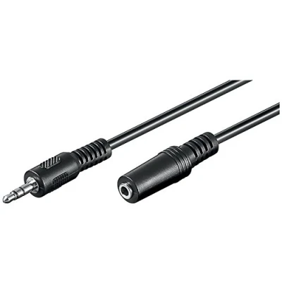 Afbeelding van 3,5mm Stereo Jack Verlengkabel 10 meter Zwart