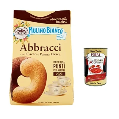 Afbeelding van Abbracci con Cacao e Panna Fresca 350gr MULINO BIANCO