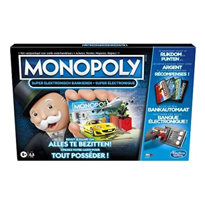 Afbeelding van Monopoly super elektronisch bankieren bordspel Belgische editie
