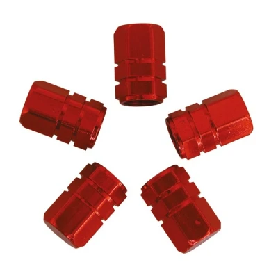 Afbeelding van Carpoint Ventieldopjes 5st zuiger rood 16008