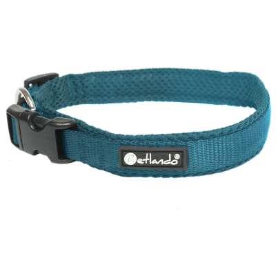 Afbeelding van Hondenhalsband Petlando Mesh Collar XXXS Petrol 25 30cm