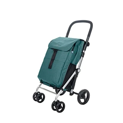 Afbeelding van Carlett CLASSIC Family LETT470 Cooler Boodschappentrolley Koelvak 4 wielen Opvouwbaar 36 L Pine Blauw