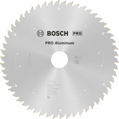 Image de BOSCH 2608837773 lame de scie circulaire Standard pour aluminium scies sans fil 210 x 30 1.9/1.3 mm, 54T