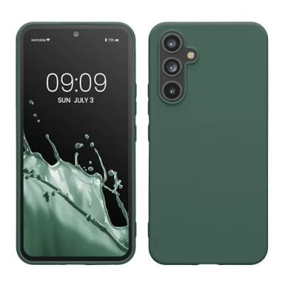Afbeelding van kwmobile telefoonhoesje geschikt voor Samsung Galaxy A54 5G Hoesje smartphone Back cover in dennengroen