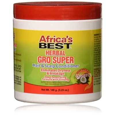 Afbeelding van Africas Best Herbal Gro Super Hair &amp; Scalp Conditioner 150gr