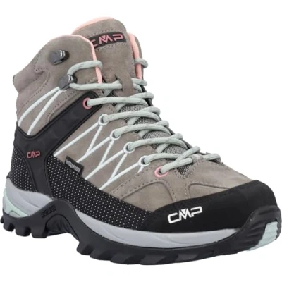 Afbeelding van CMP Rigel MID Trekking Shoes WP Outdoorschoenen, Dames, Maat: 36, Deserto/jade Leer en textiel