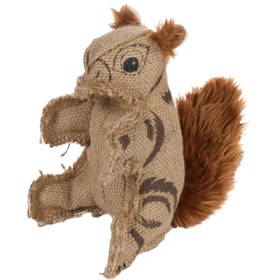 Afbeelding van Flamingo Nada Speelgoed Honden Hs Eekhoorn Bruin 13x16x21cm 1st