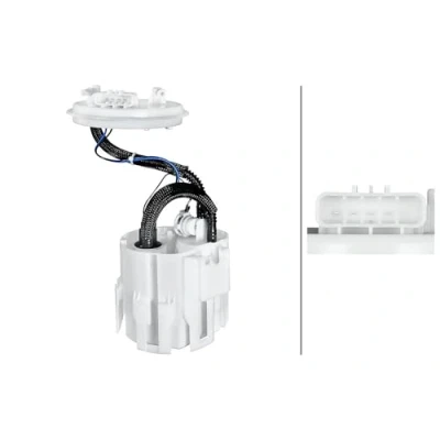 Afbeelding van HELLA 8TF 358 305 231 Brandstoftoevoereenheid Met brandstoftoevoermodule, pakkingen Electrisch Benzine OPEL: Meriva A