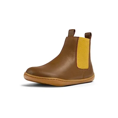 Afbeelding van Camper PEU CAMI Korte laarzen voor kinderen, Maat: 26, Medium brown Leer en textiel
