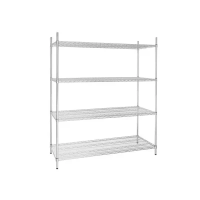 Afbeelding van Vogue voorraadrek met 4 schappen 152,5x61cm