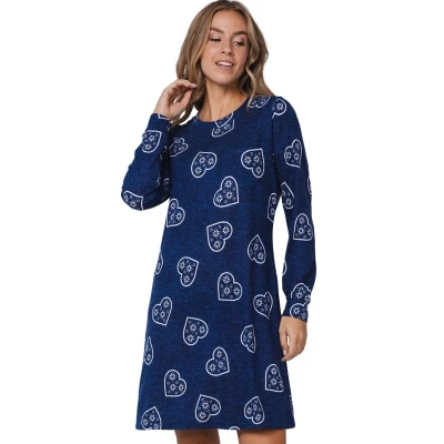 Afbeelding van Rebelle Nachthemd Aspen Ski Soft Touch Blauw Maat 38