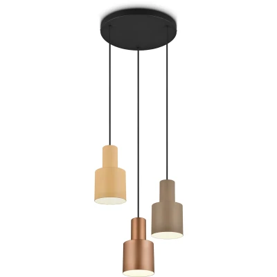 Afbeelding van TRIO Agudo Hanglamp Multicolor 3x E27
