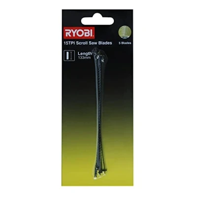 Image de RYOBI SSB15TPI lame de scie à chantourner 15TPI 133mm (5 pcs) 5132002897
