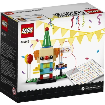 Afbeelding van LEGO BrickHeadz Verjaardagsclown 40348