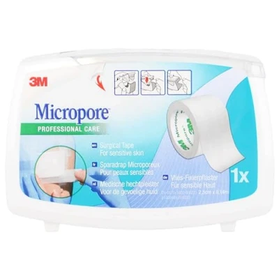 Afbeelding van 3M Micropore Professional Care Pleister 2,5 cm x 9,14 m