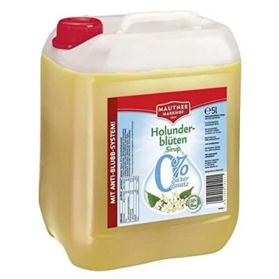 Afbeelding van Mautner Markhof Vlierbloesem 0% suiker siroop 5 l