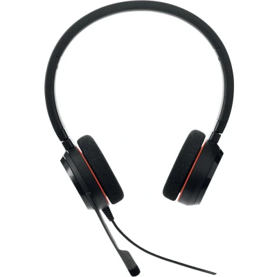 Afbeelding van Jabra Evolve 20 On Ear headset Computer Kabel Stereo Zwart Ruisonderdrukking (microfoon) Headset, Volumeregeling