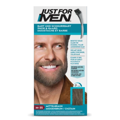 Afbeelding van Just For Men Snor &amp; Baard M 35 Middenbruin
