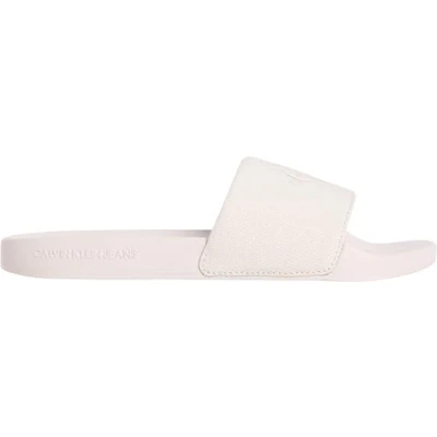 Afbeelding van Calvin Klein Jeans Slide Monogram Muiltjes, Dames, Maat: 37, Triple whisper pink Katoen