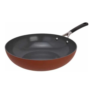 Afbeelding van Cosy &amp; Trendy Wok dia.28cm Terracotta Cerapro non stick