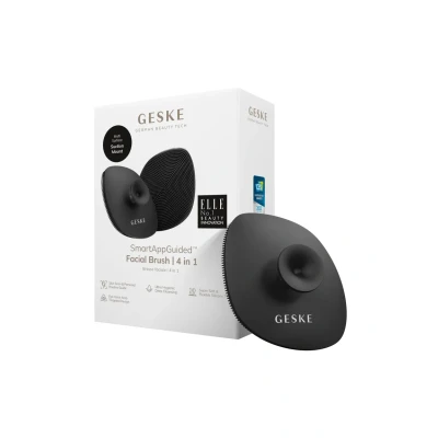 Afbeelding van GESKE SmartAppGuided™ 4 in 1 gezichtsborstel Gezichtsreinigingsborstel met handvat Zachte siliconen borstel Professionele gezichtsreiniging Gezichtsreinigingsapparaat Huidreiniging