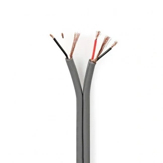 Afbeelding van Audiokabel op rol Nedis 100 meter (Gebalanceerd, 2x (2x 0.16 mm²), 100% koper)