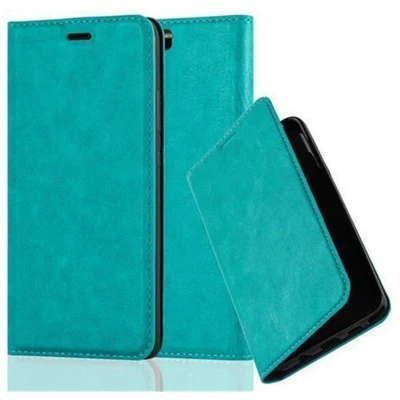 Afbeelding van Cadorabo Hoesje geschikt voor Huawei P10 PLUS in BENZINE TURKOOIS Beschermhoes met magnetische sluiting, standfunctie en kaartvakje Book Case Cover Etui