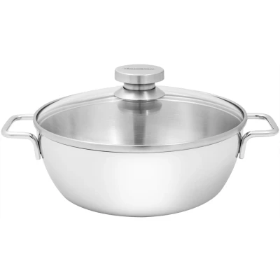 Afbeelding van Demeyere Apollo Sudderpan met glazen deksel 24cm