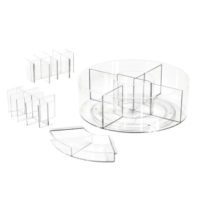 Afbeelding van iDesign Make up Carrousel, Aanpasbaar, 25.4 x 8.9 cm, Transparant