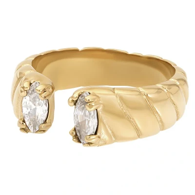 Afbeelding van Adore Crystal iXXXi Fame Ring 17 / Zilver