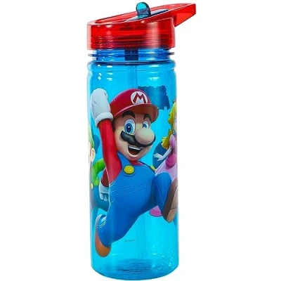 Afbeelding van CARTOON Tritan Super Mario drinkfles met opvouwbare drinktuit, 580 ml, BPA vrij