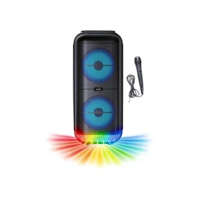 Afbeelding van Verlichte Karaokeluidspreker INOVALLEY KA22 BTH Bluetooth V5.0 49 cm 500 W Zwart