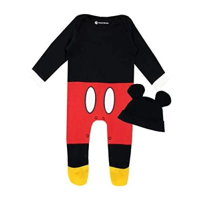Afbeelding van Disney Set met slaapzakken en muts Mickey Mouse Baby jongen, Rood