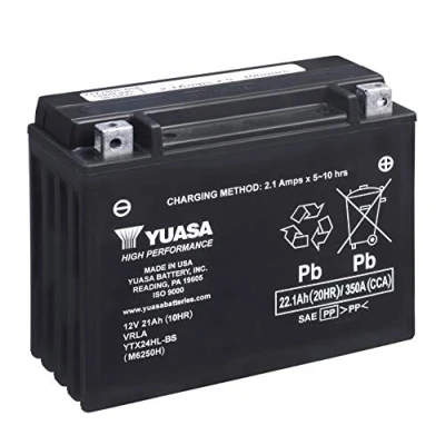 Afbeelding van Yuasa YTX24HL BS (WC) onderhoudsvrije krachtige batterij