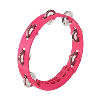 Afbeelding van Meinl Compact ABS Tambourine 8&quot; (Strawberry Pink) Tamboerijn