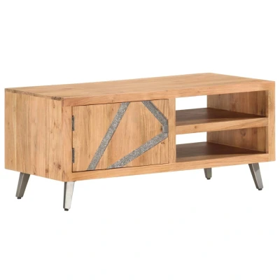 Afbeelding van Salontafel 90x45x40 cm massief acaciahout