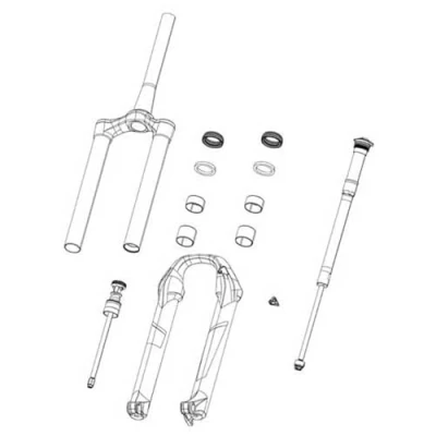Afbeelding van RockShox Stickerset 35 mm grijs Pike/Lyrik/Yari/Domain/Revelation 11.4318.003.513