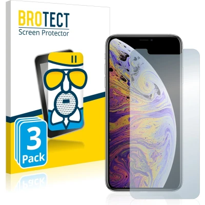 Afbeelding van BROTECT Screenprotector voor Apple iPhone Xs Max / 11 Pro Folie Beschermfolie Beschermglas matte (3 Stuks)