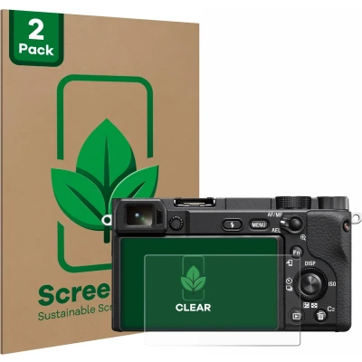 Afbeelding van ScreenLeaf Screenprotector voor Sony Alpha 6100 Duurzame schermbescherming Folie Beschermfolie transparant (2 Stuks)